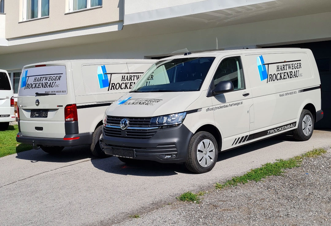 Beispiel für Fahrzeugbeschriftung